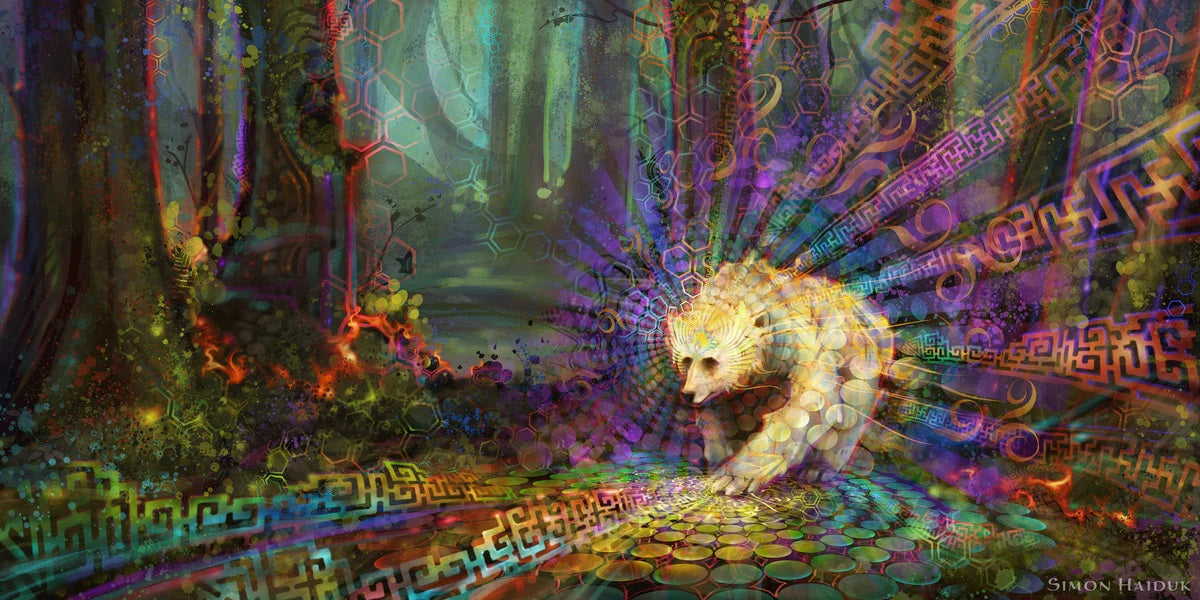 Hosting Visionary artist Simon Haiduk & Amanda Sage's Vision Train Anniversary