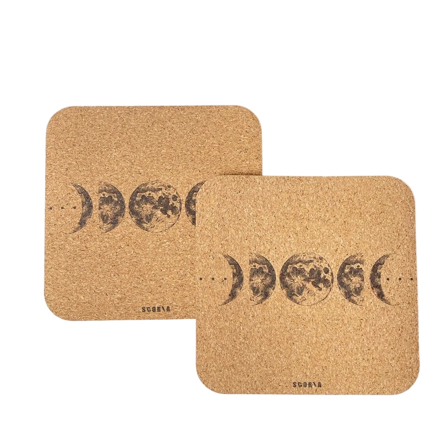 Moon Phase Cushioning Cork Knee Pads