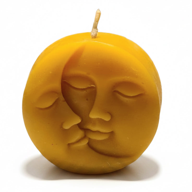 Sun & Moon Beeswax Candle
