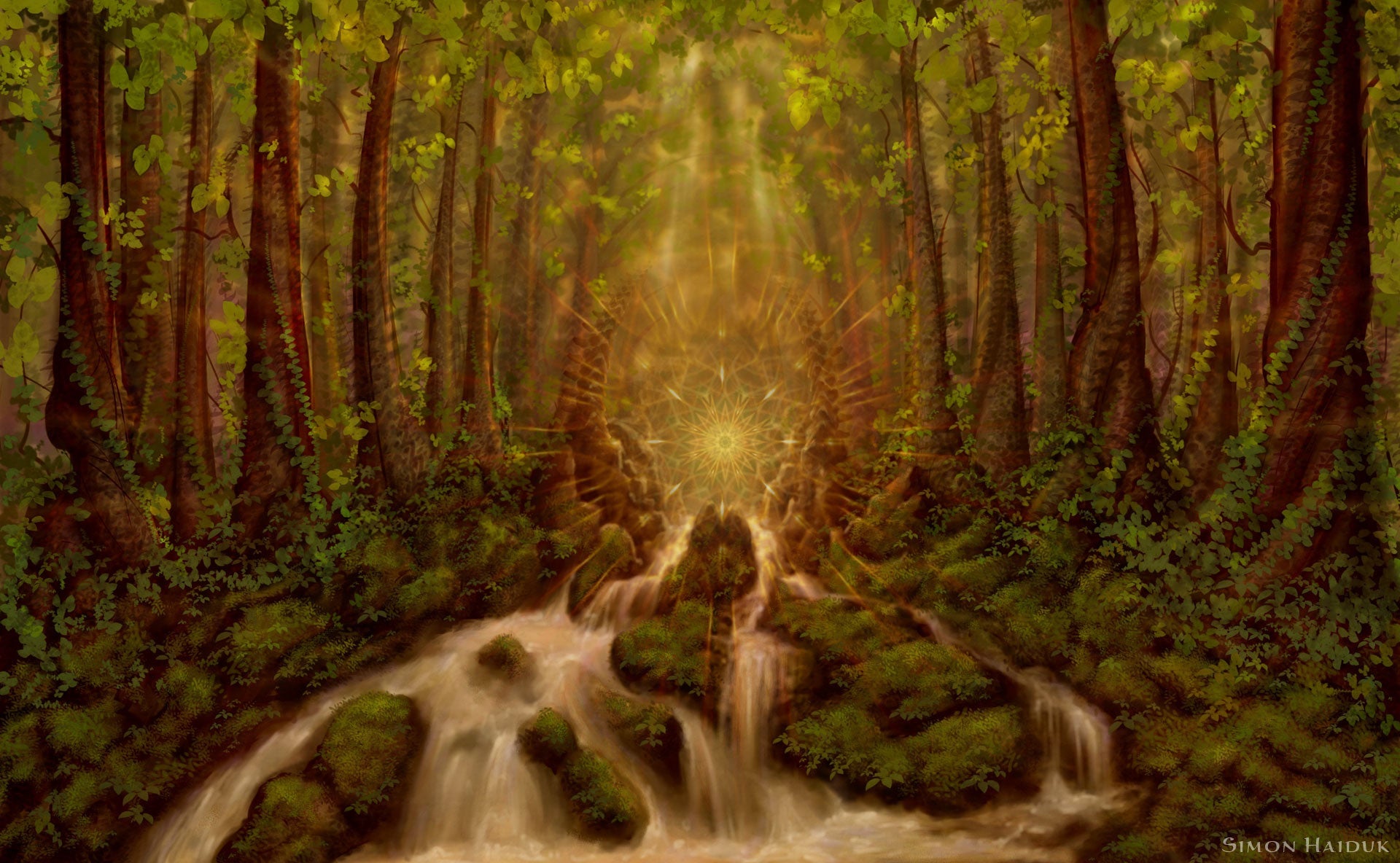 Divine Encounter Tapestry