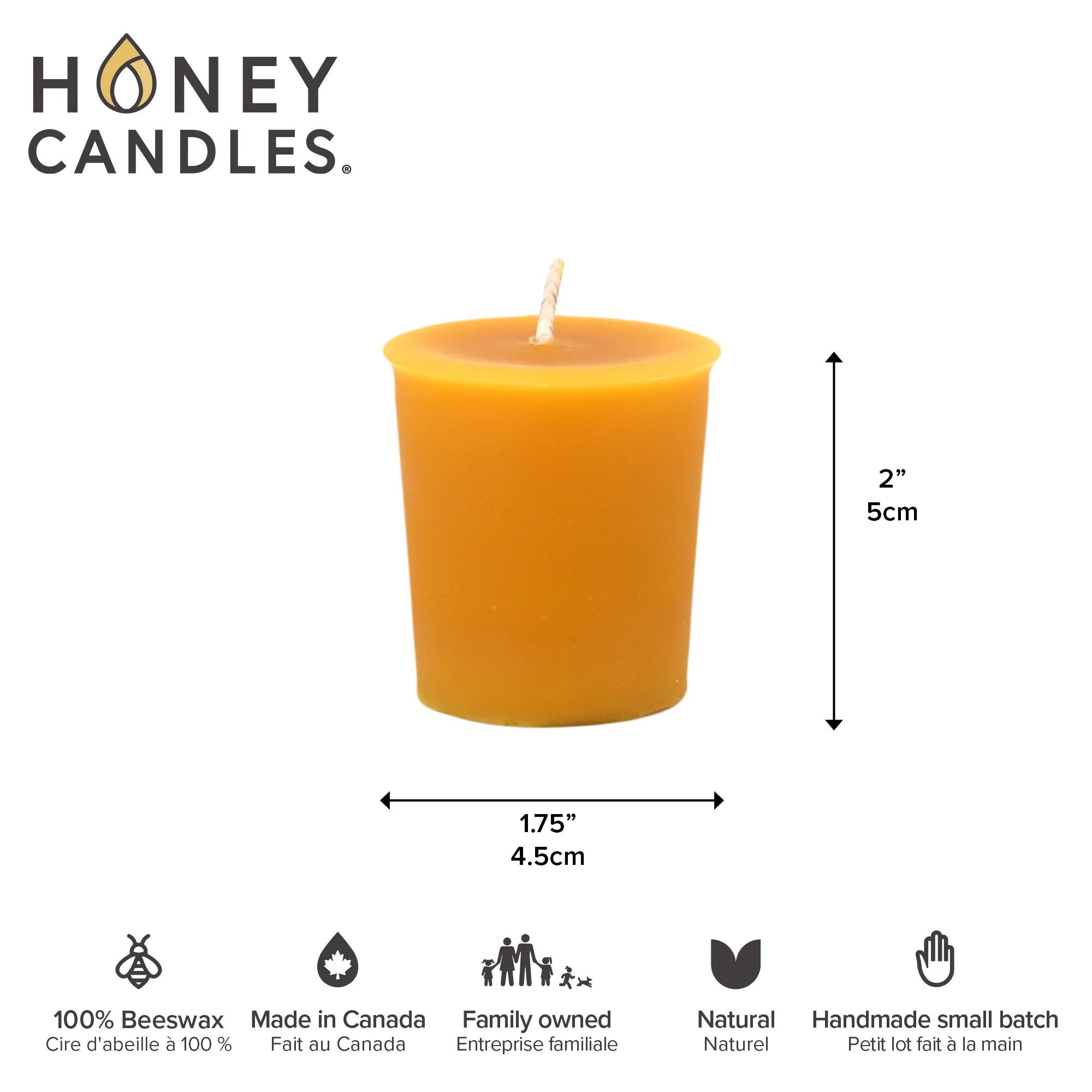 Evening Bloom Beeswax Votive