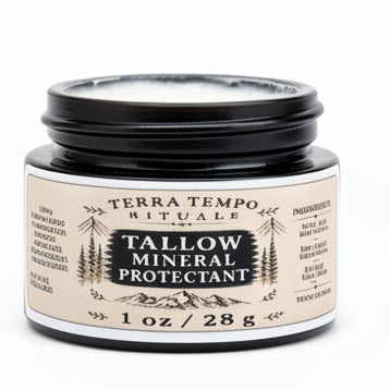 Grass-Fed Tallow Outdoor Mineral Protectant jar