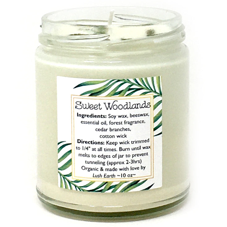 Sweet Woodlands Soy Candle — 10oz