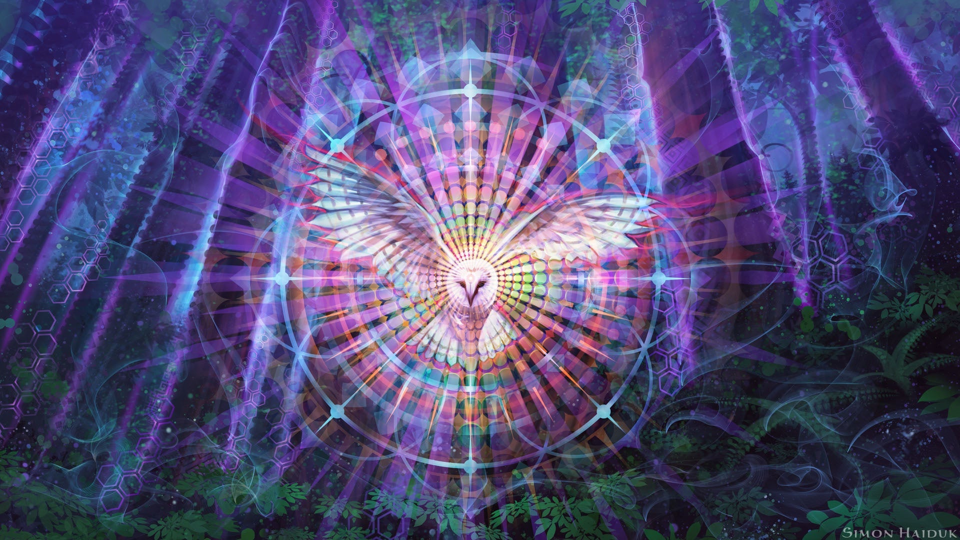Night Vision Tapestry