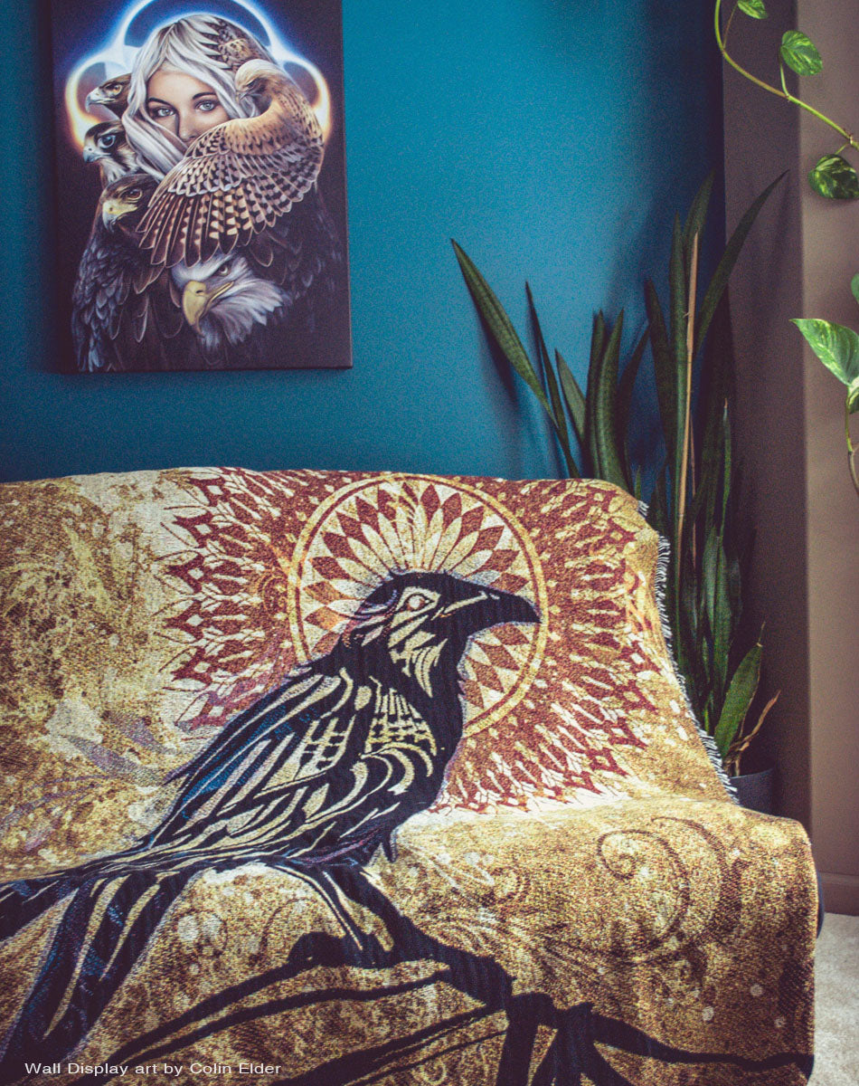 Raven Magic - Woven Blanket