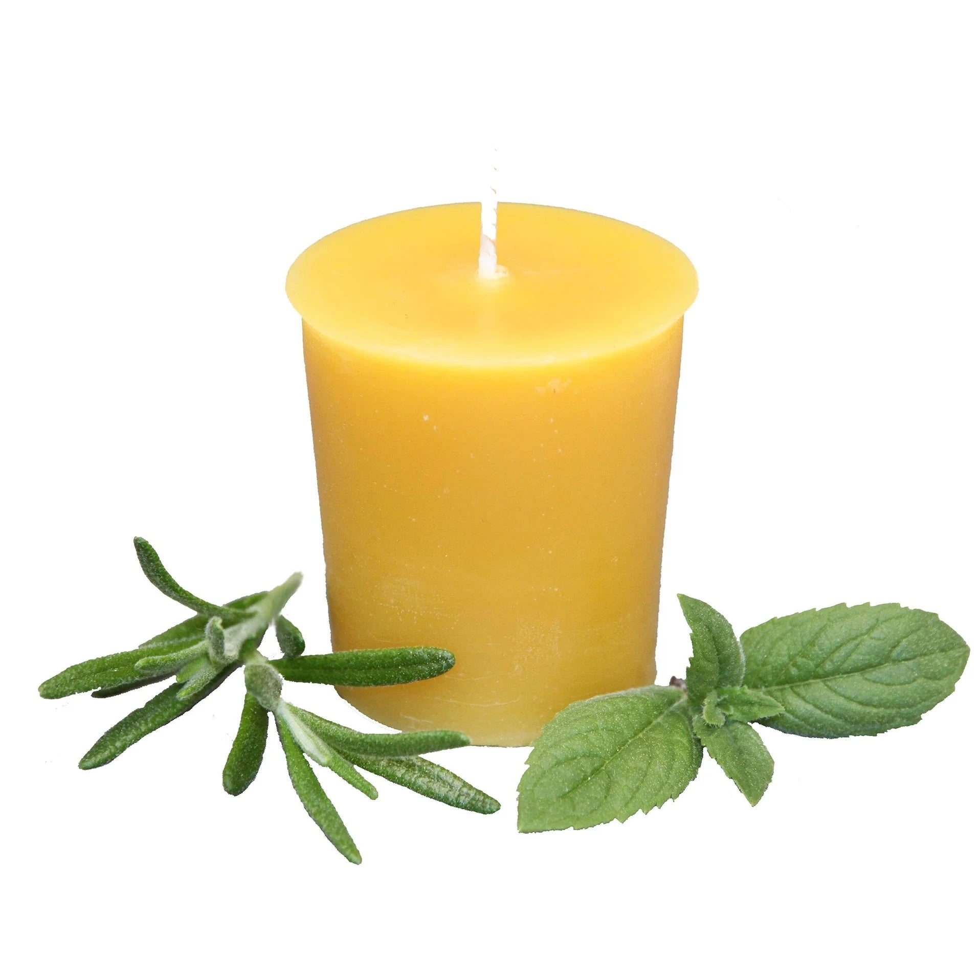 Rosemary Mint Beeswax Votive