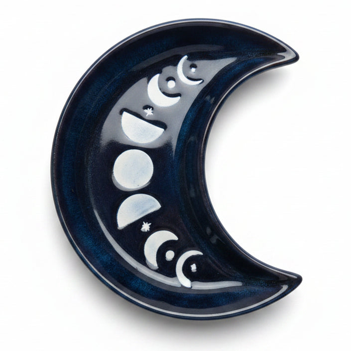 Crescent Moon Ceramic Plate