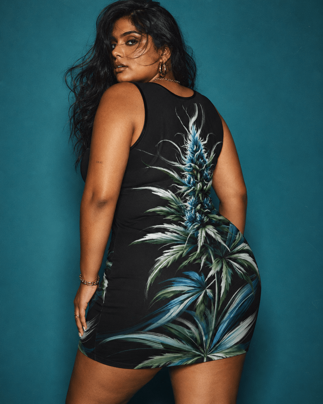 Blue Dream Sleeveless Tank Dress