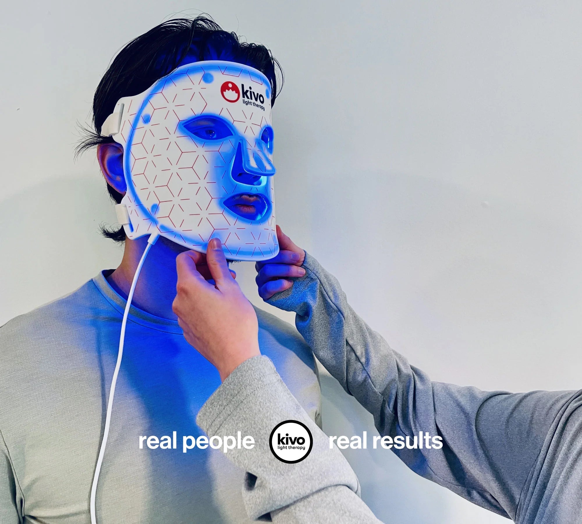 Kivo Elite Face: Blue, Yellow, Near-Infrared, and Red LED Light Therapy Mask