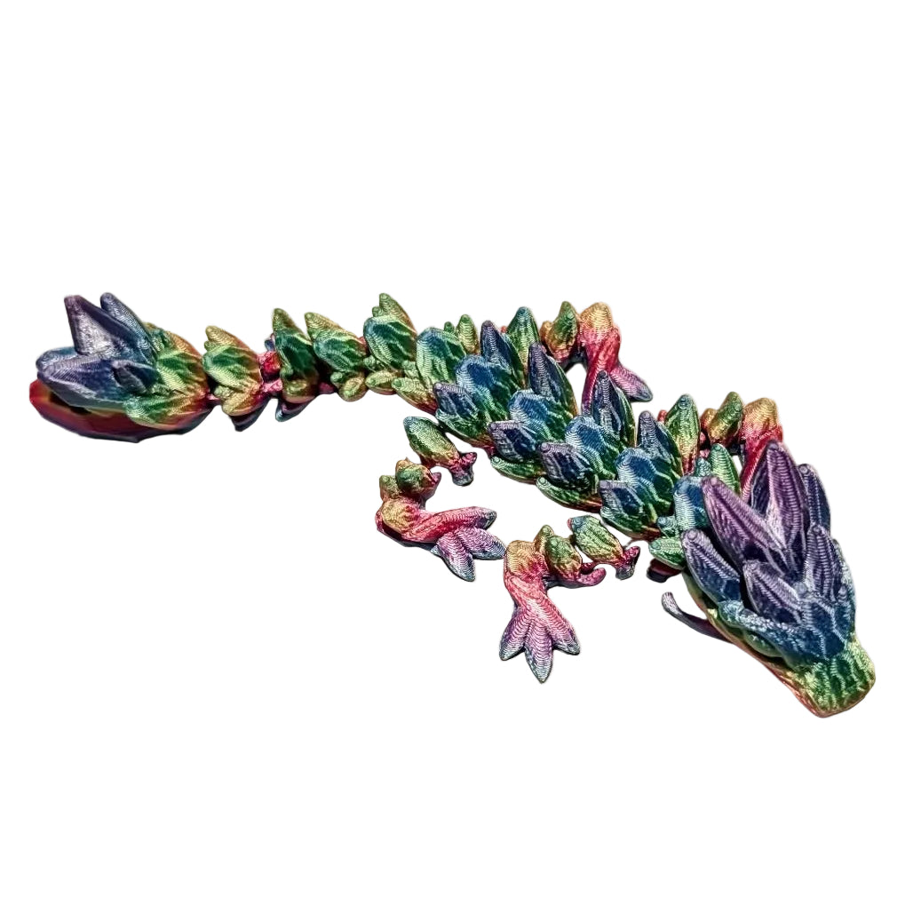 Micro Crystal Dragons | 3D printed