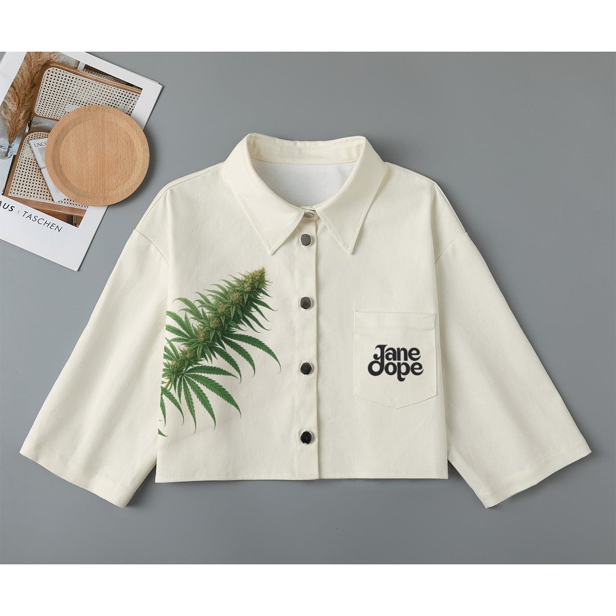 Flora Women's Cropped Jacket | Cotton