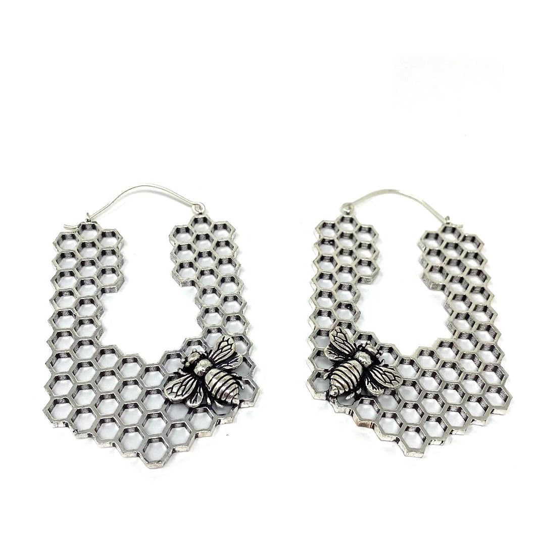 Honey Bee Hook Earrings ~ by Alula Boutik - alter8.com