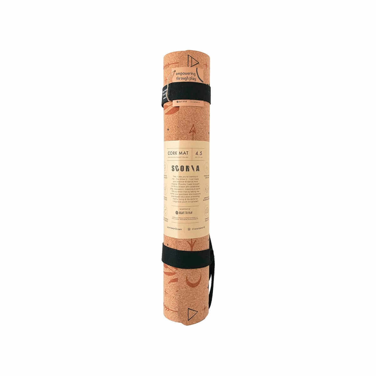 Butterfly Cork Yoga Mat | Standard 4.5MM or X-Thick 6MM