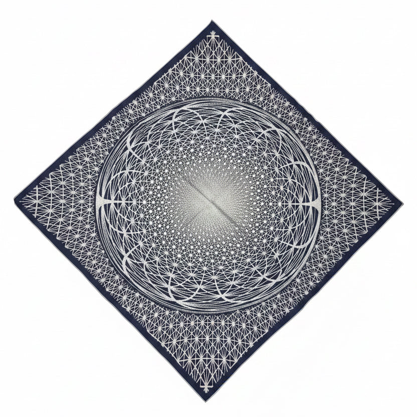 Vortex - Crystal Infused Bandana | Altar Cloth
