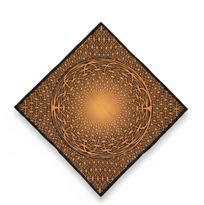 Vortex - Crystal Infused Bandana | Altar Cloth