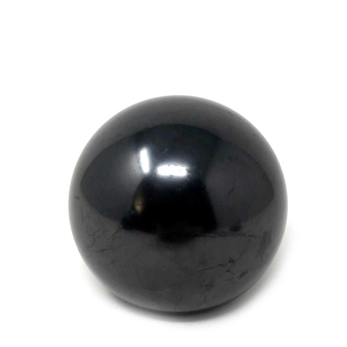 Shungite Engraved Sphere Polished - alter8.com
