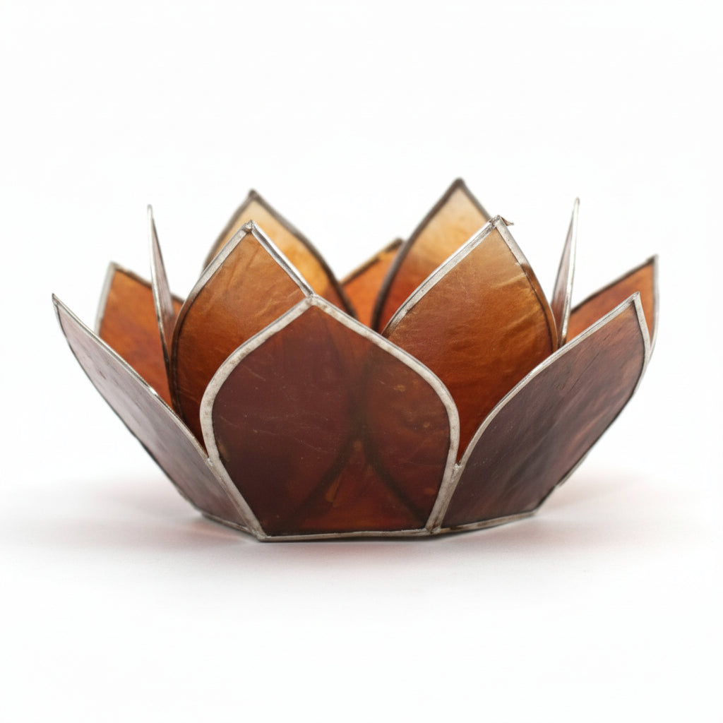 Lotus Capiz Shell Mini Candle Holder - alter8.com