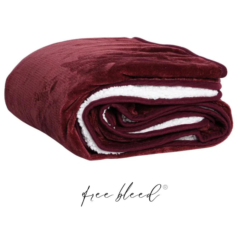 Free Bleed® Blanket - Crimson