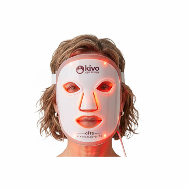 Kivo Elite Face: Blue, Yellow, Near-Infrared, and Red LED Light Therapy Mask