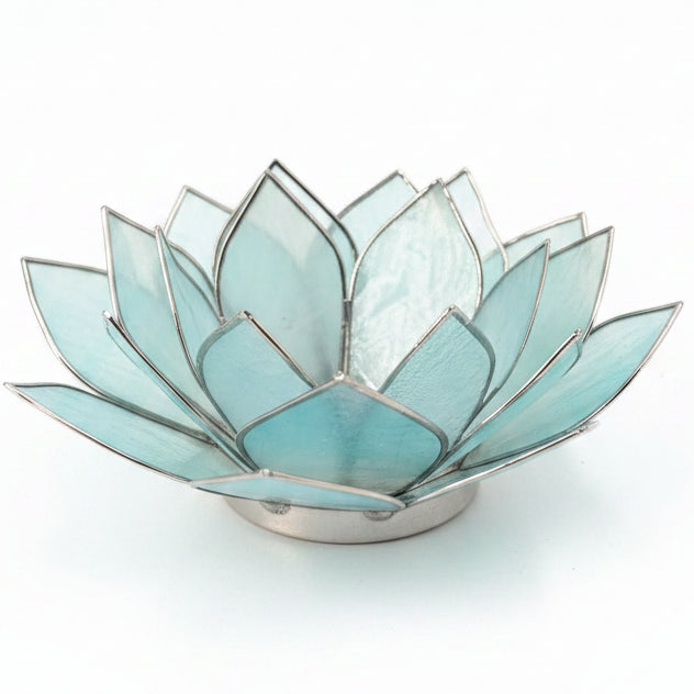Auqamarine | Lotus Capiz Shell Candle Holder