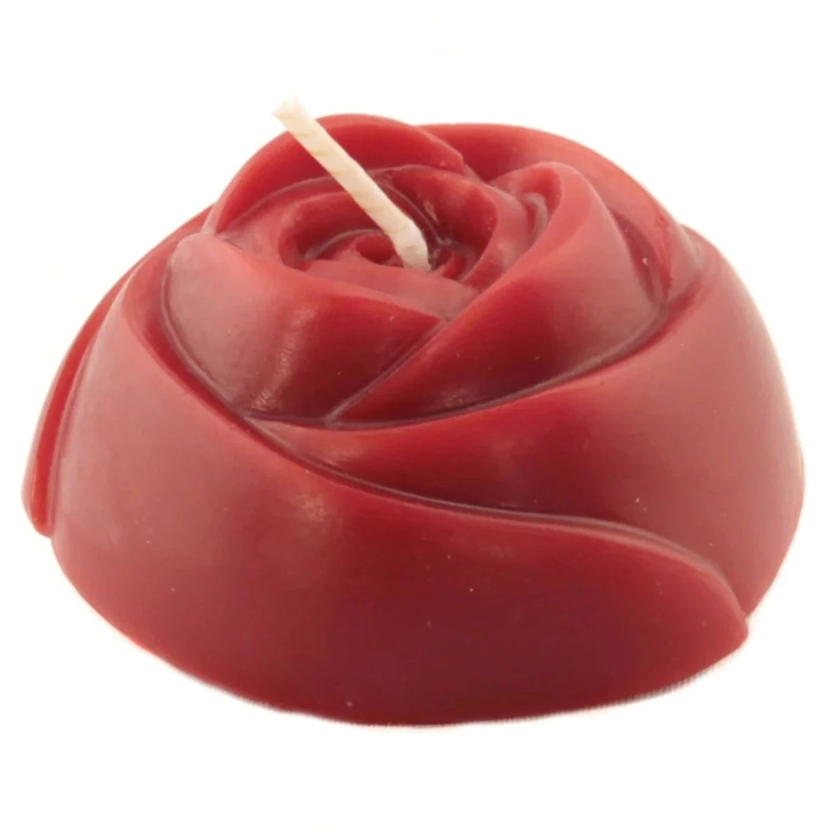 Rose Beeswax Candles - Burgundy