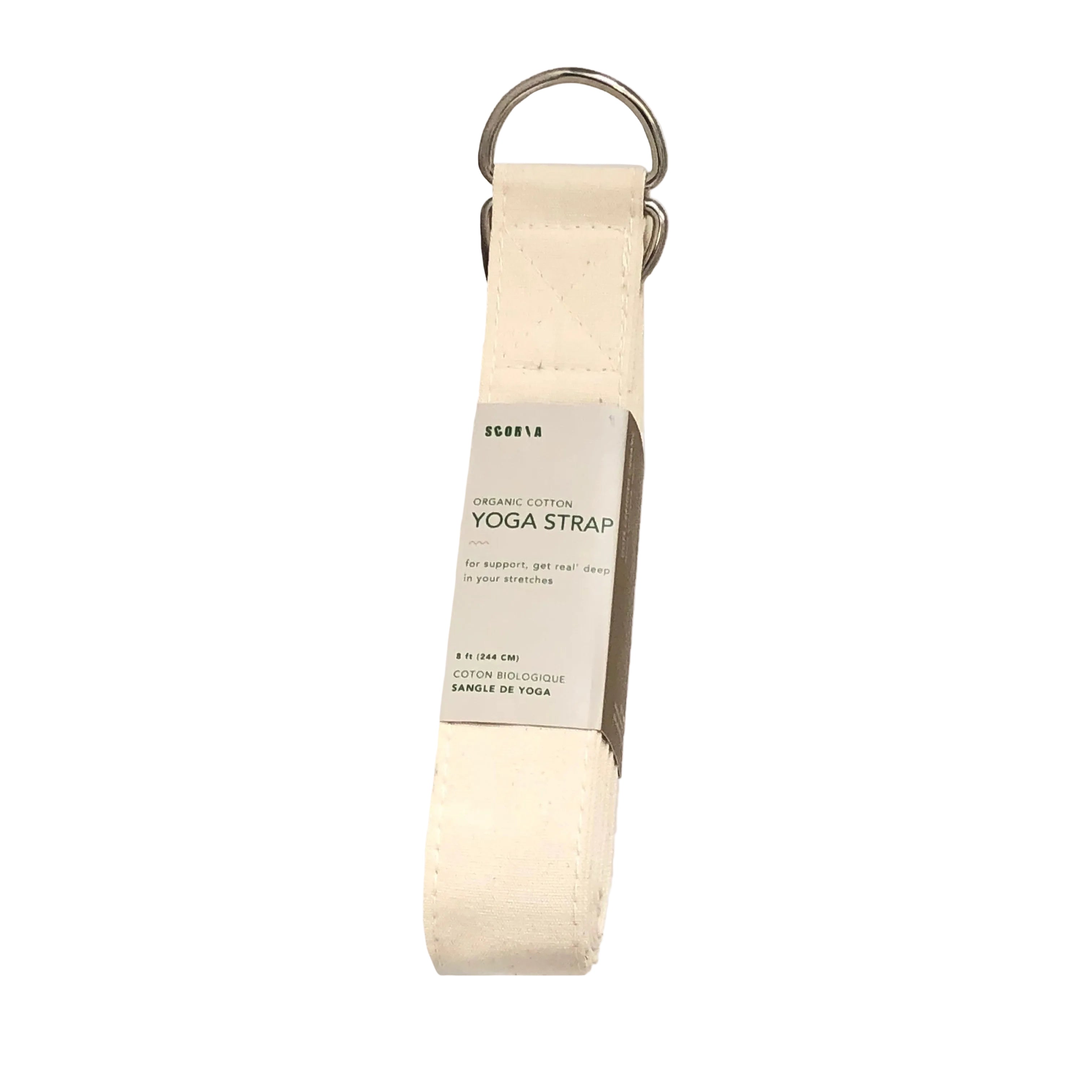 Organic Cotton Yoga Stretch Strap