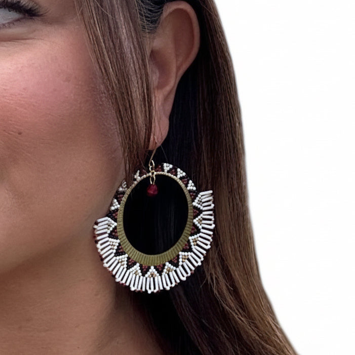 Brushed Bugle Hoops