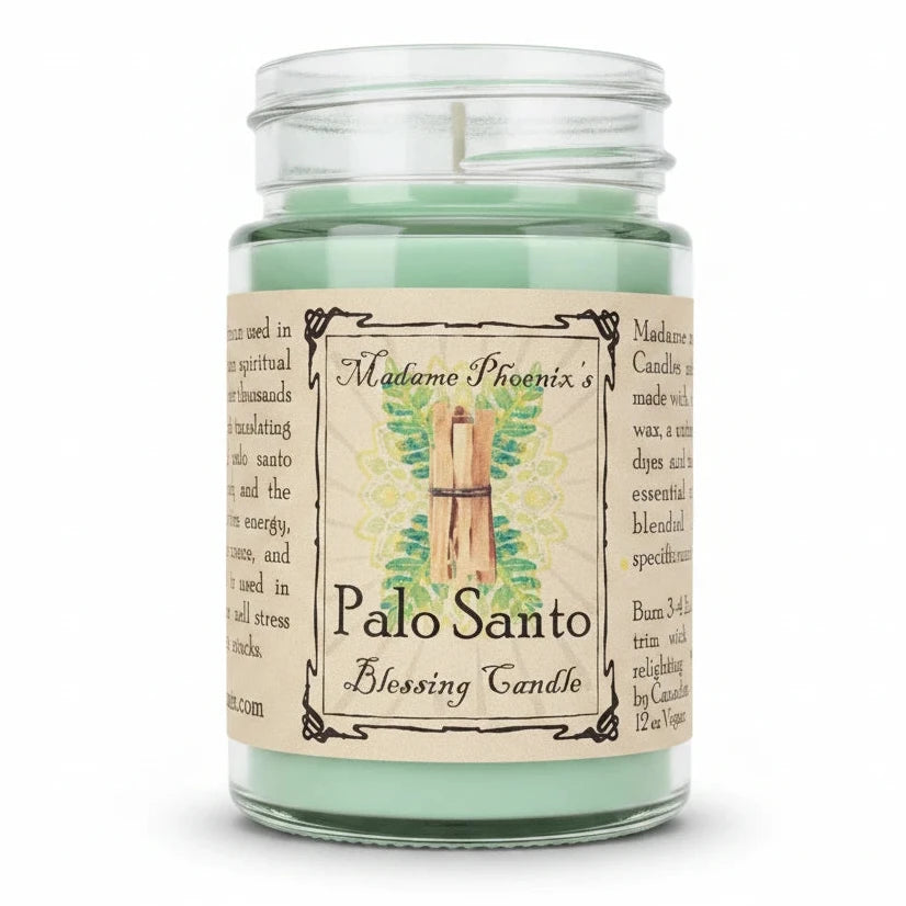Palo Santo Candle — 12oz Organic Soy