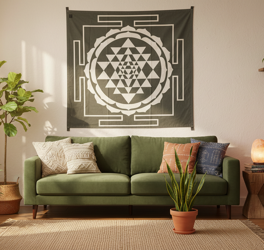 Geometric Banners Large Square
