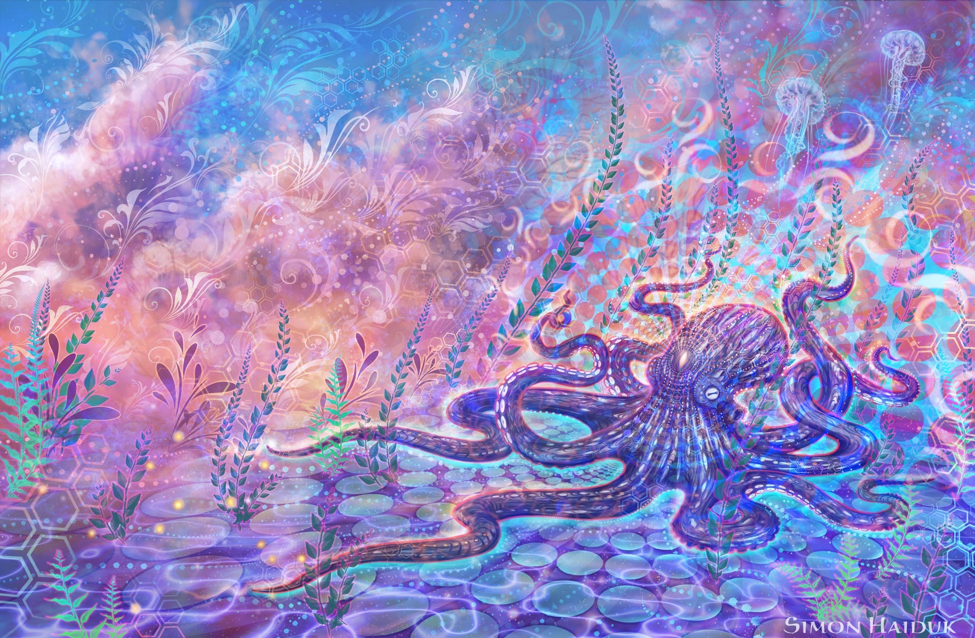 Octo Love Tapestry