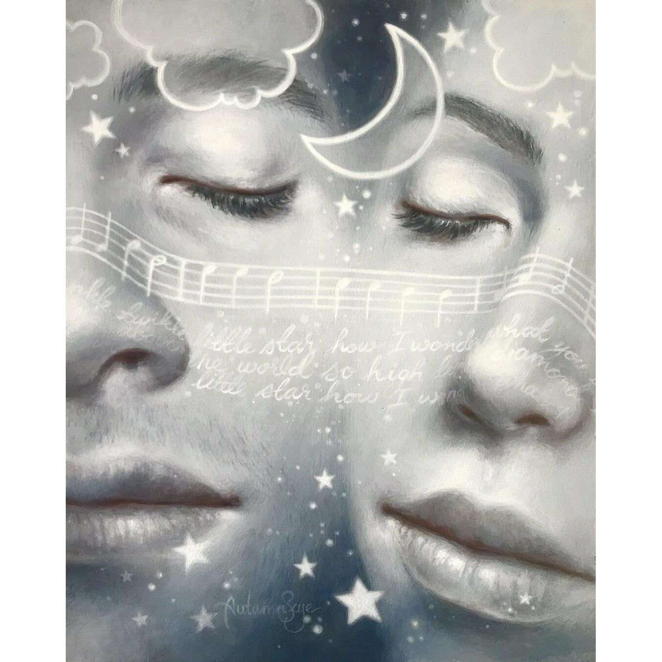 "Shared Lullabye" Card by Autumn Skye - alter8.com