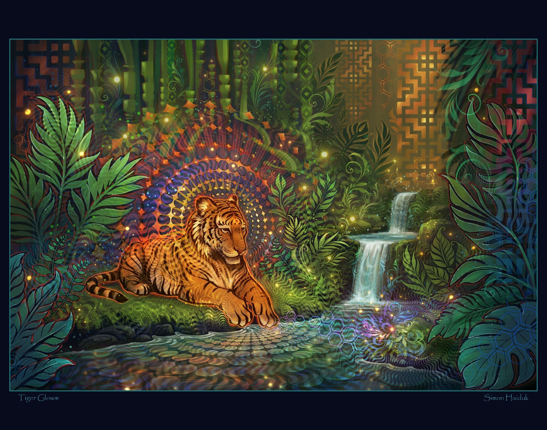 Tiger Glowm - Paper Prints
