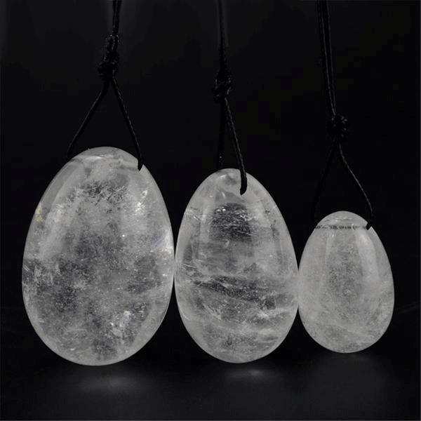 Gemstone Yoni Eggs: Clear Quartz - alter8.com