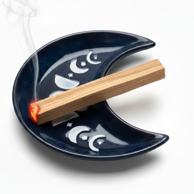 Crescent Moon Ceramic Plate