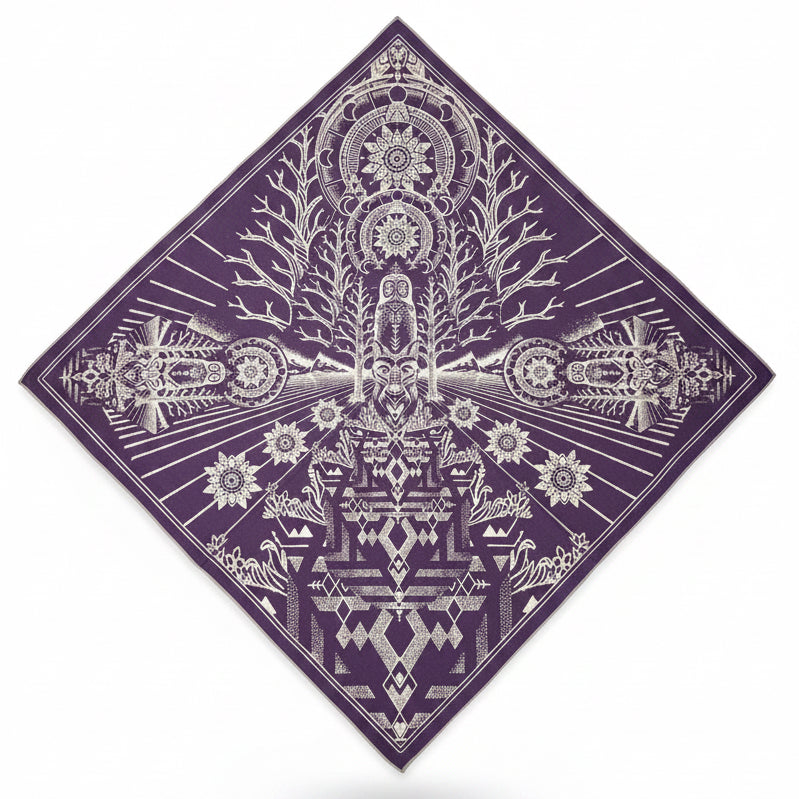 Animal Totem - Crystal Infused Bandana | Altar Cloth