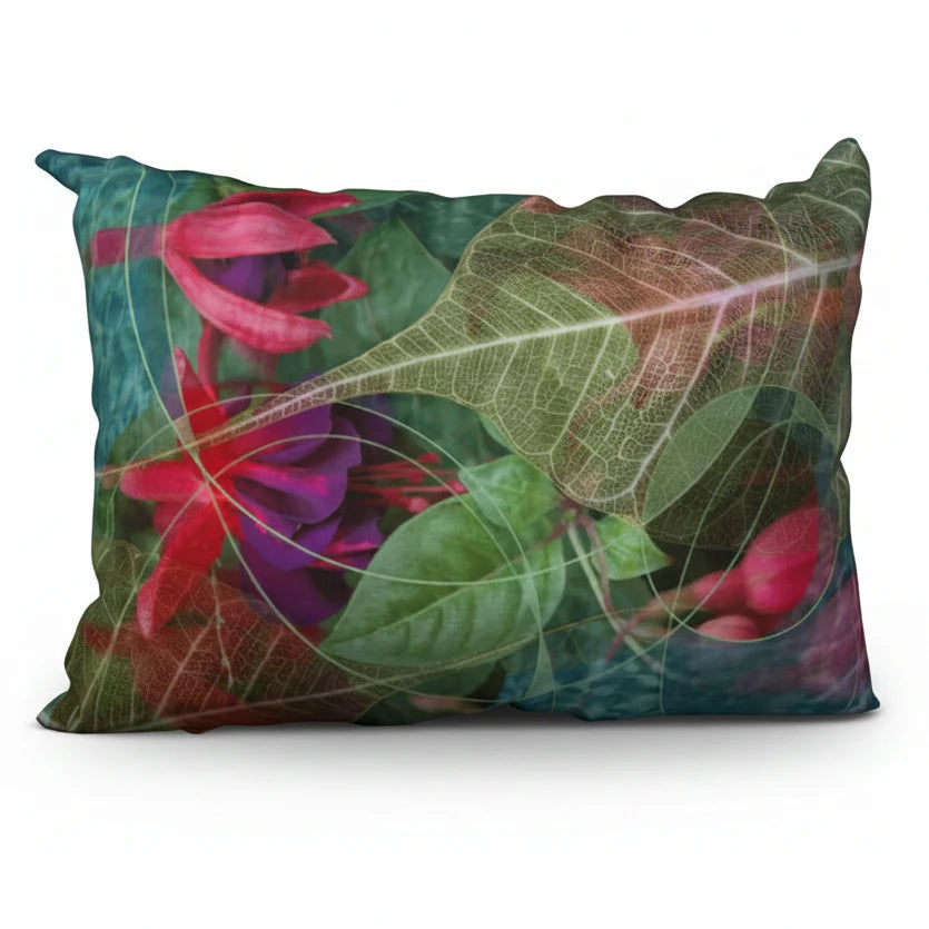 Bodhi Leaf | Velveteen Pillow Case - By Carolyn Quan
