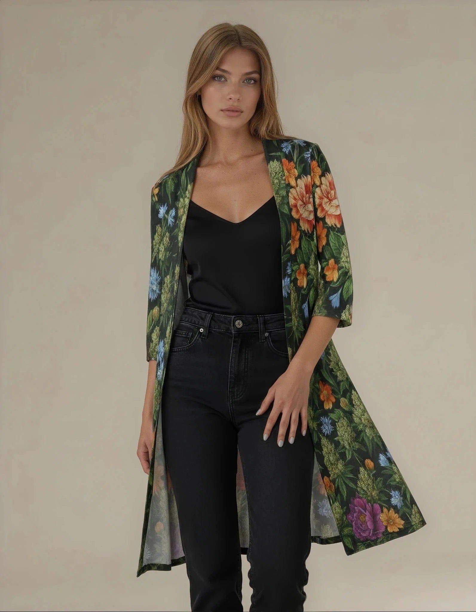 Bloom Mid-Length Kimono