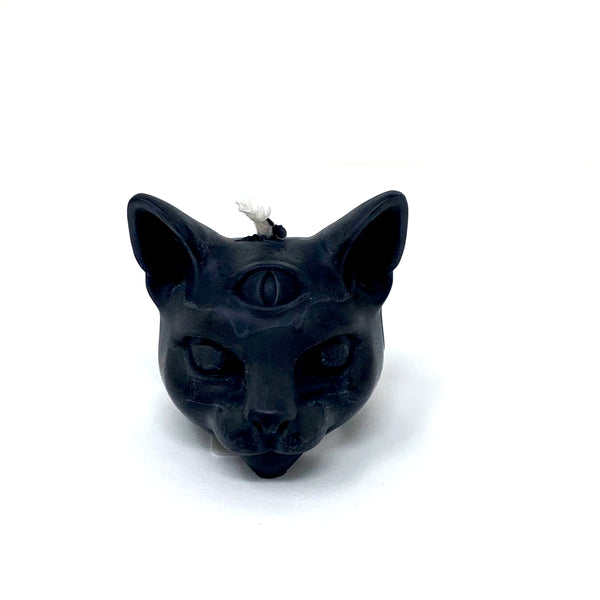 Black Cat Third Eye Candle by Madame Phoenix - alter8.com
