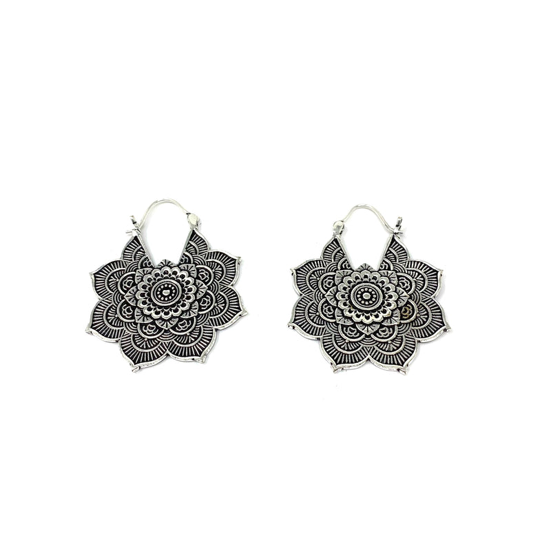 Flower Hook Earrings ~ by Alula Boutik - alter8.com