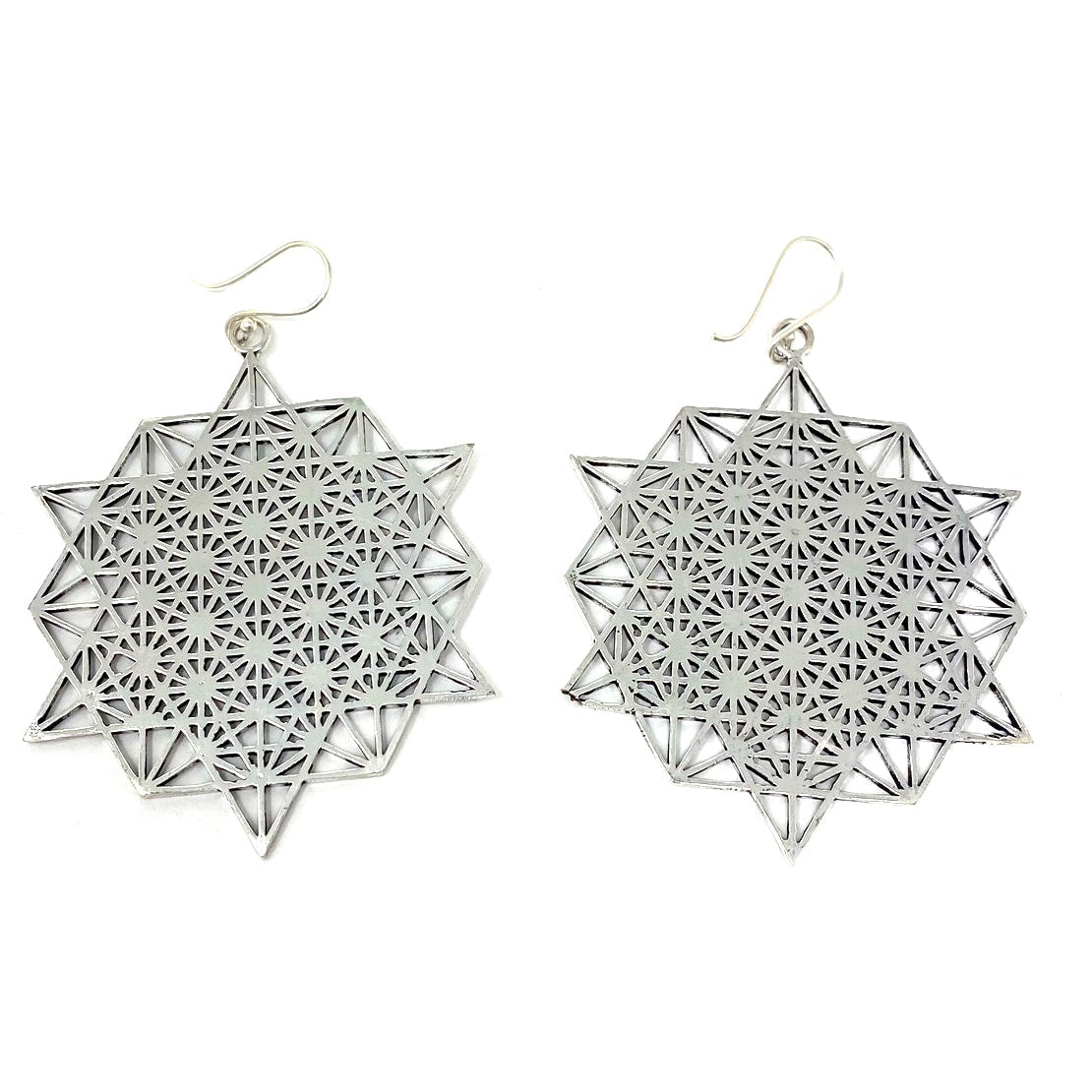 Sacred Geometry Hook Earrings ~ by Alula Boutik - alter8.com