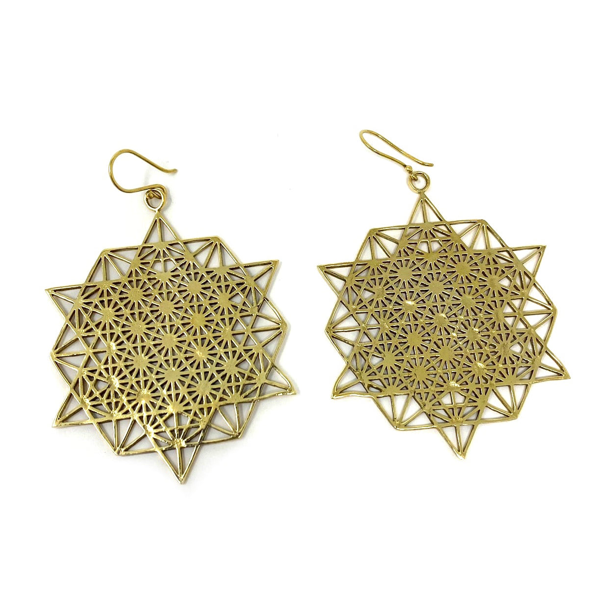 Sacred Geometry Hook Earrings ~ by Alula Boutik - alter8.com