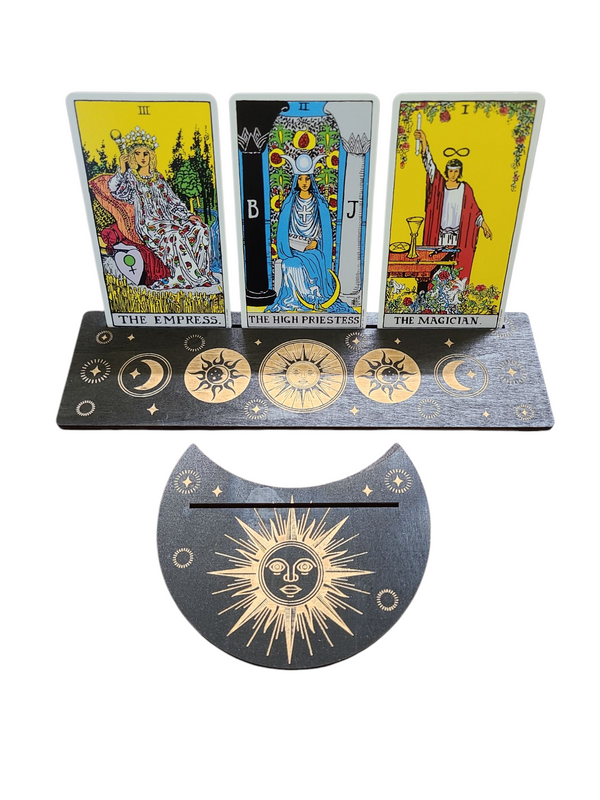 Wooden Tarot Card Holder