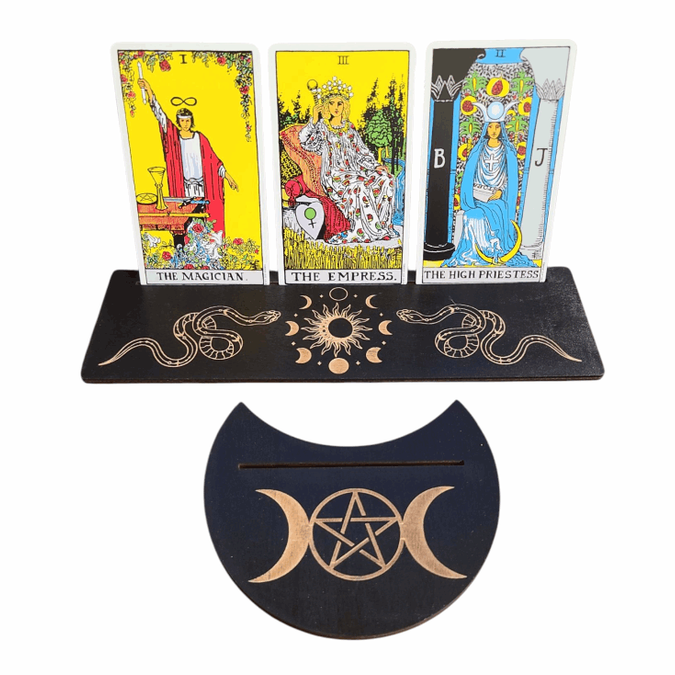 Wooden Tarot Card Holder