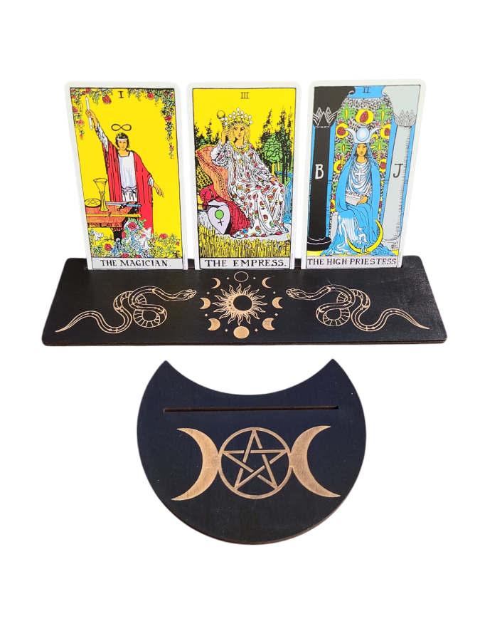 Wooden Tarot Card Holder