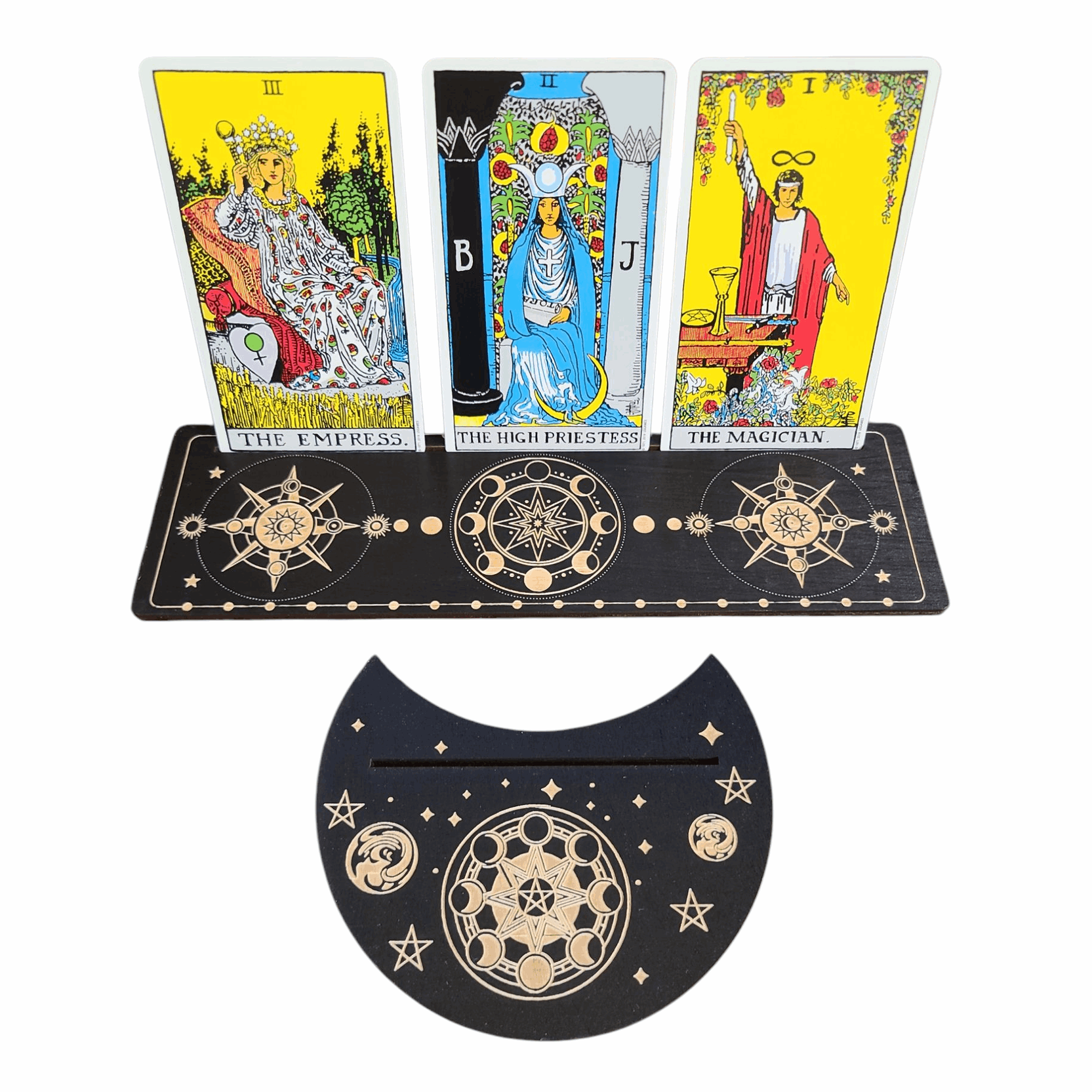 Wooden Tarot Card Holder