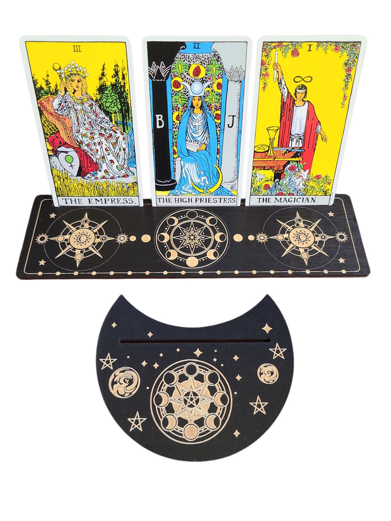 Wooden Tarot Card Holder