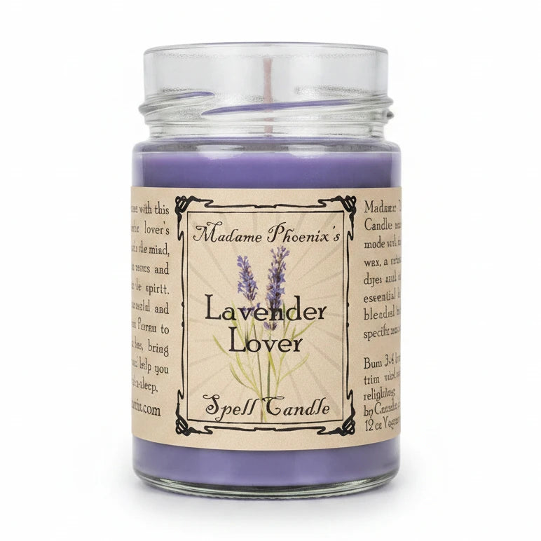 Lavender Lover Candle — 12oz Organic Soy