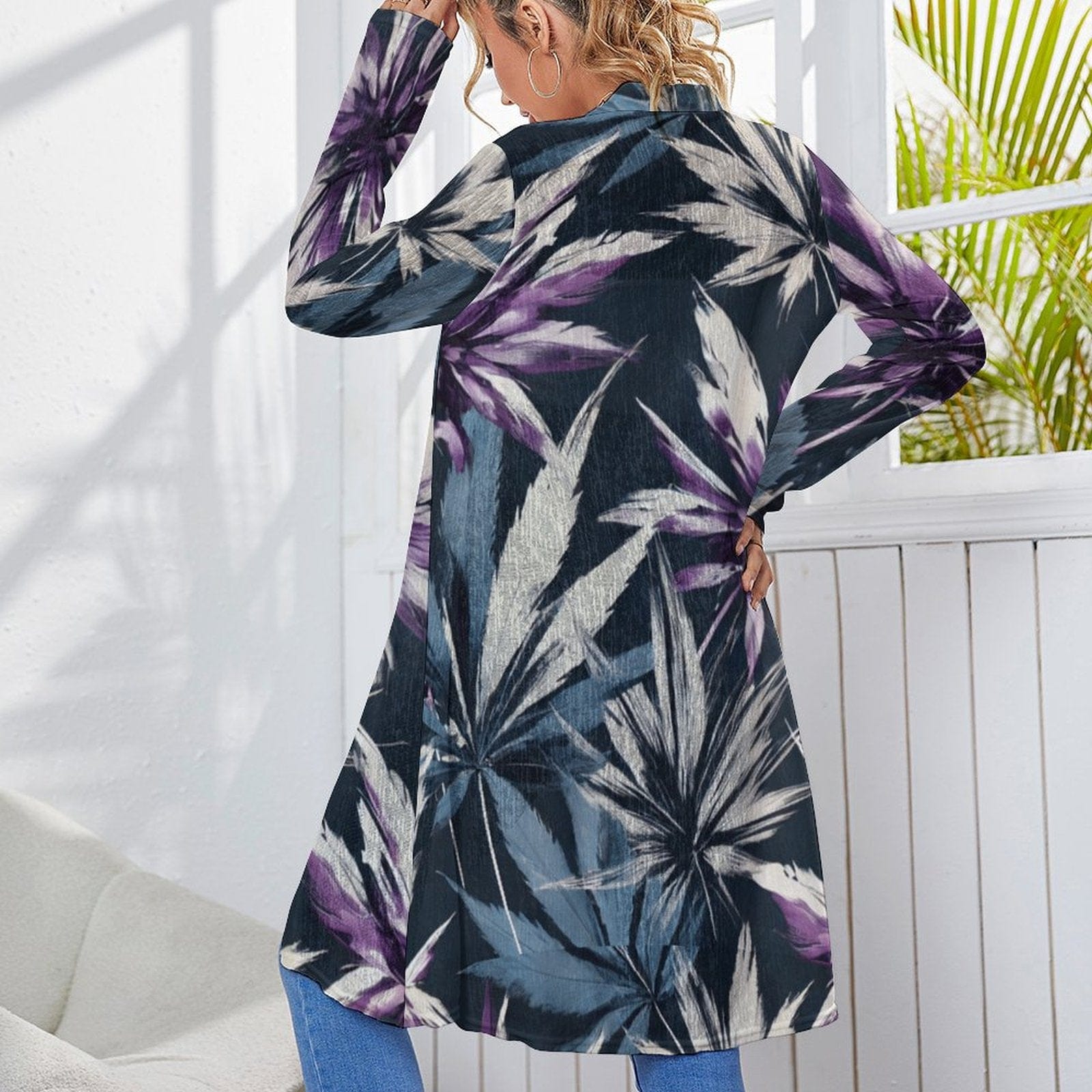 Indigo Haze Mid Kimono