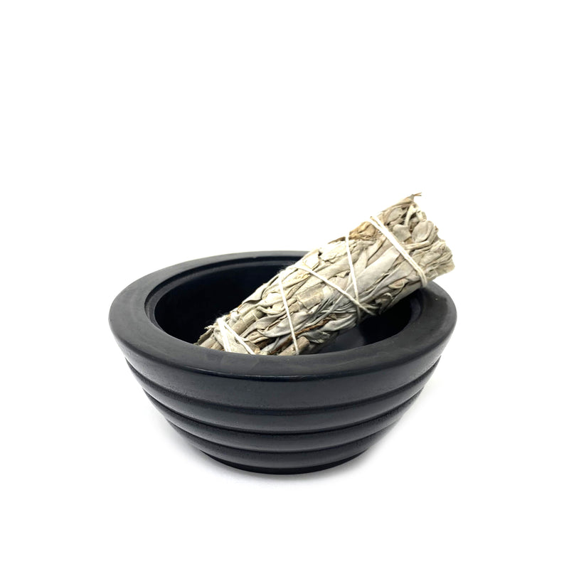 Smudge Pot / Charcoal Soapstone Burner - alter8.com