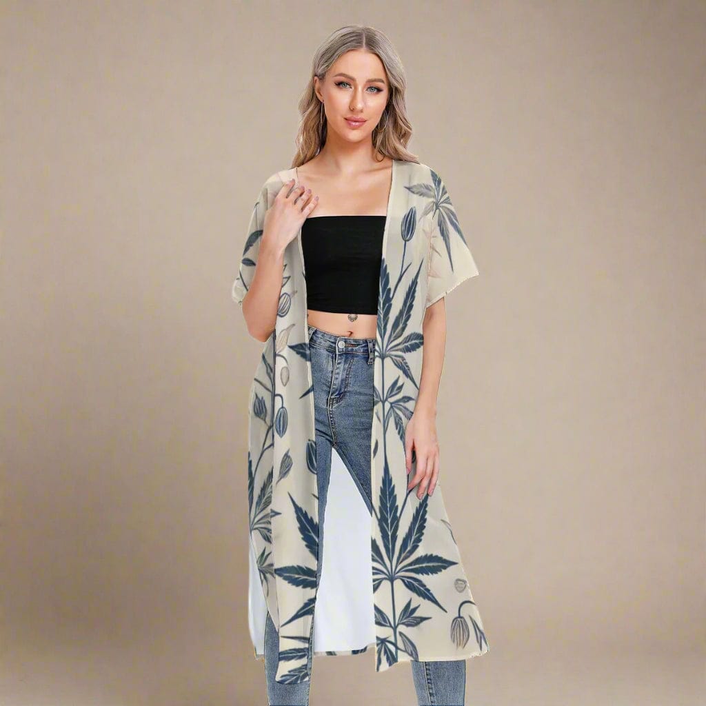 Soft Sativa Short Sleeve Kimono